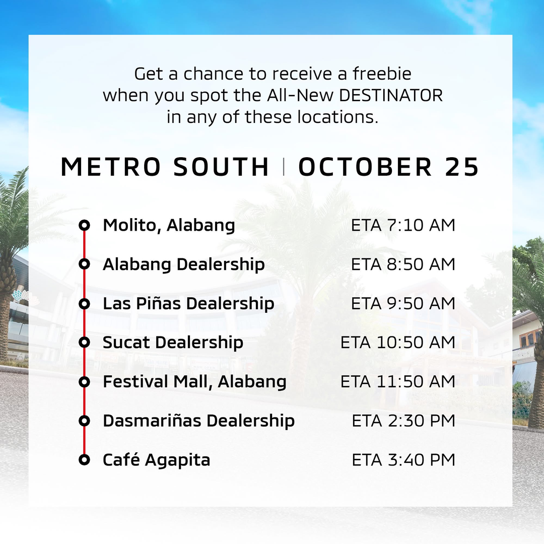 Destinator Car Sighting